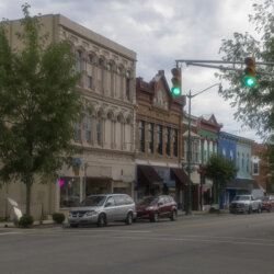Downtown Union City in Randolph County